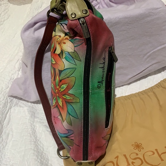 Anuschka Luscious Lily Handbag - Picture 4 of 16